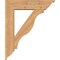 Ekena Millwork Funston Traditional Smooth Bracket w/ Offset Brace, Western Red Cedar, 7 1/2"W x 30"D x 36"H BKT0806X30X36FST01SWR - alternate 3